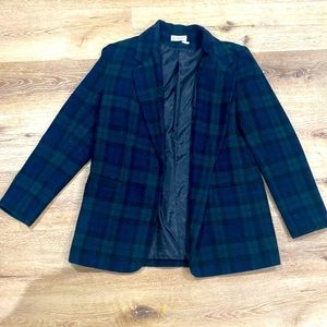 Vintage plaid blazer